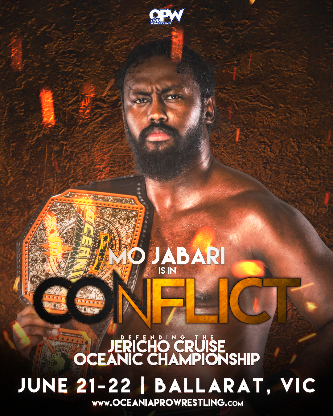 Mo Jabari brings Jericho Cruise Gold to Conflict